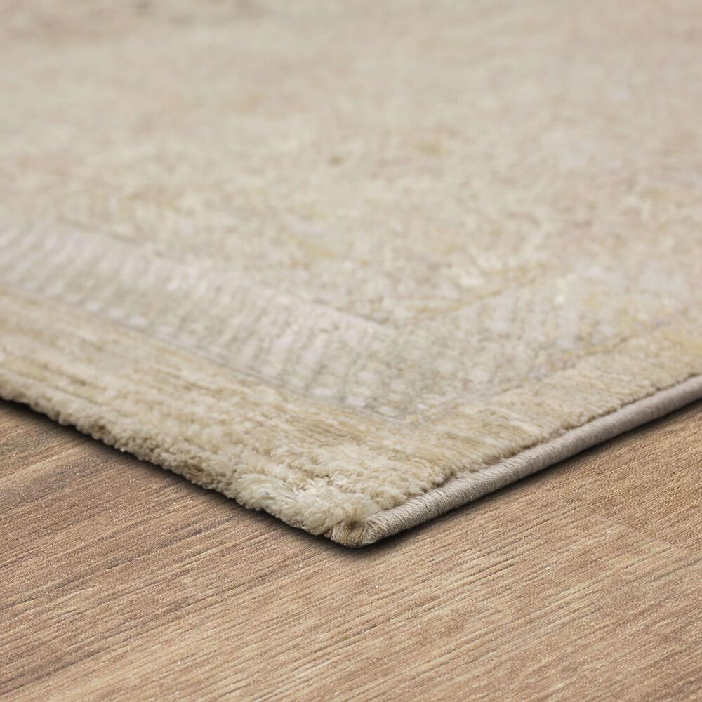 Karastan Surrey Hills Grinstead Flaxen Beige 7'10" x 10' Area Rug, , large