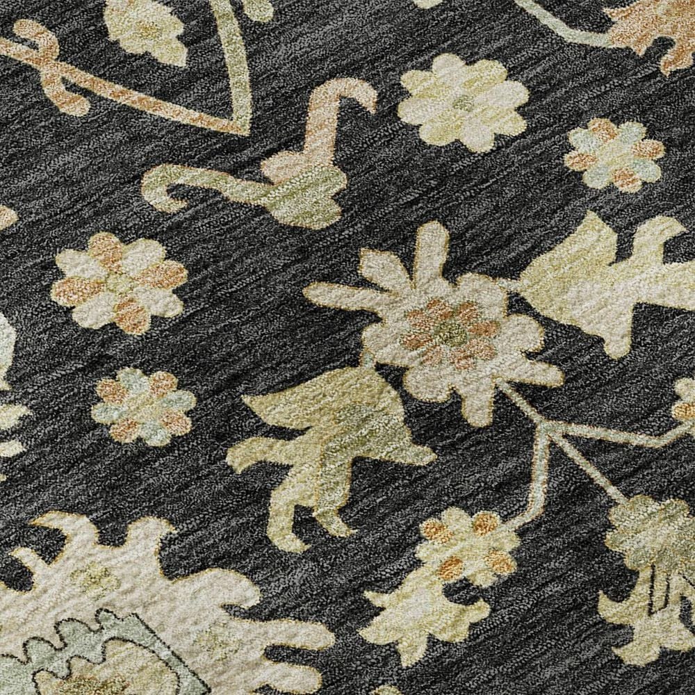 Dalyn Rug Company Hatay HY2 3&#39; x 5&#39; Black Area Rug, , large