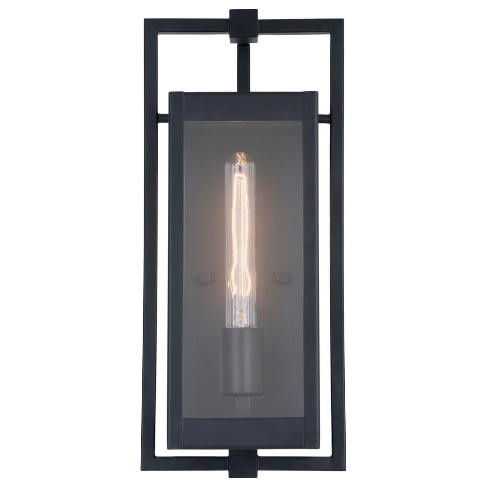 Vaxcel Sheridan 1-Light Outdoor Wall Sconce in Matte Black, , large