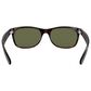 Rayban Glasses New Wayfarer Classic Sunglasses with G-15 Green Lenses in Polished Tortoise, , large