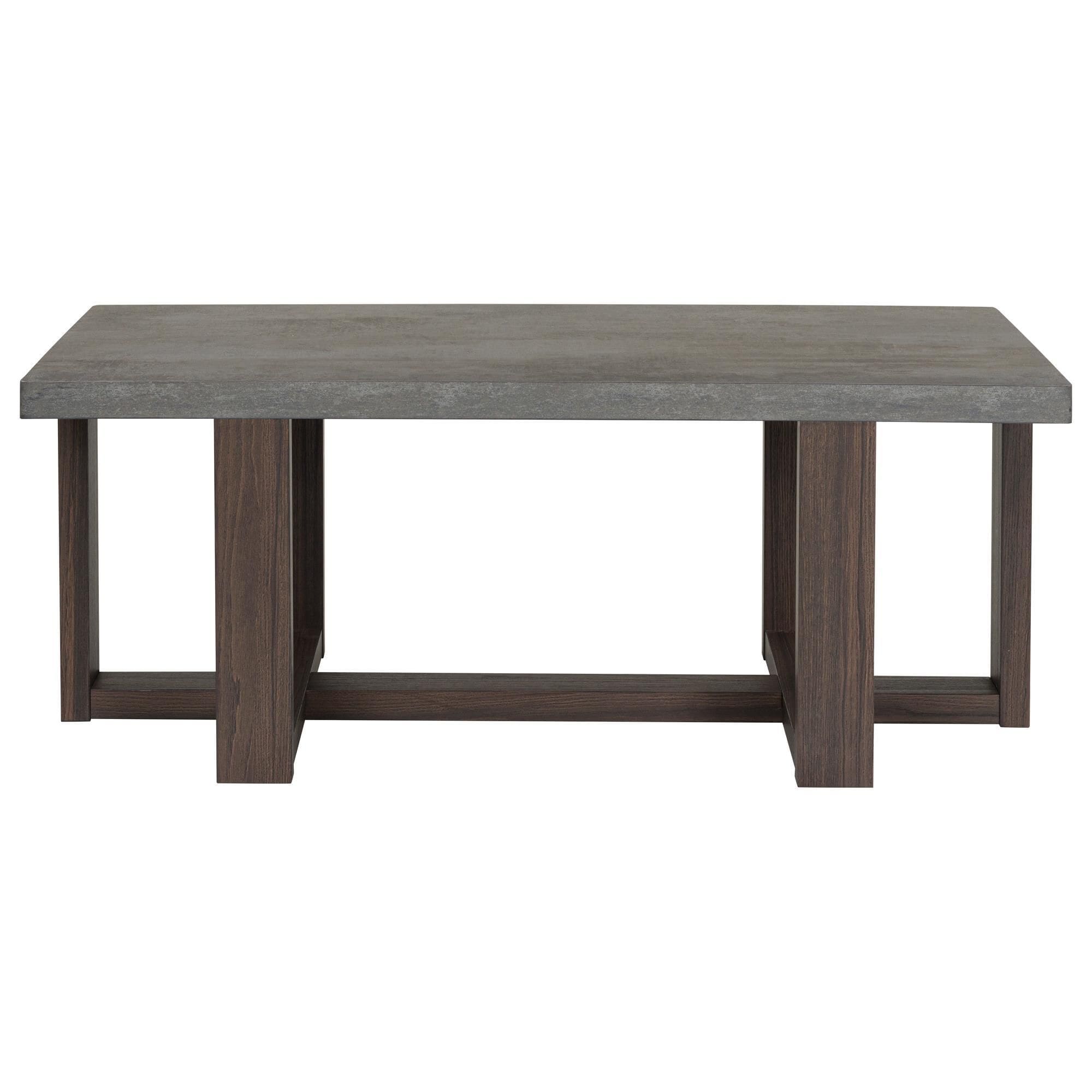 Ashley Dynnford 3-Piece Occasional Table Set in Gray and Brown