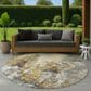Dalyn Rug Company Lumara LM2 Khaki 8" Round Area Rug, , large
