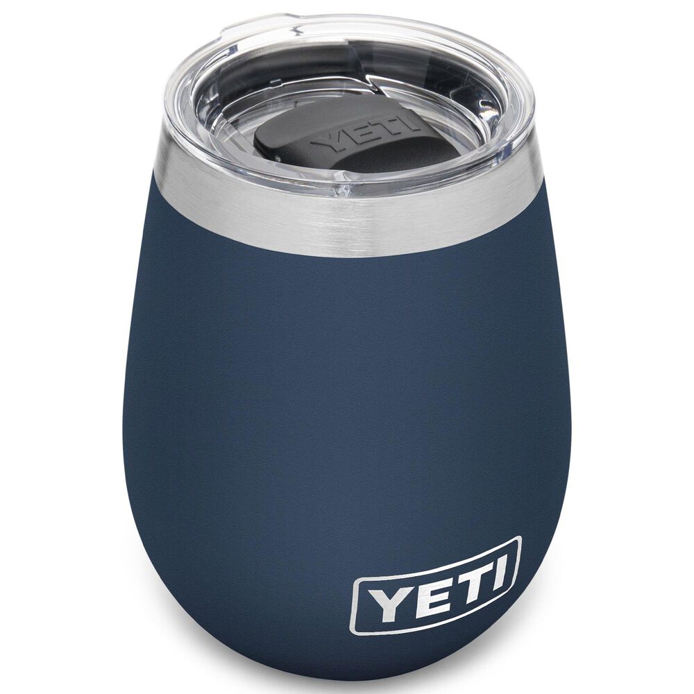 YETI Rambler 10 Oz Wine Tumbler with MagSlider Lid in Navy, , large