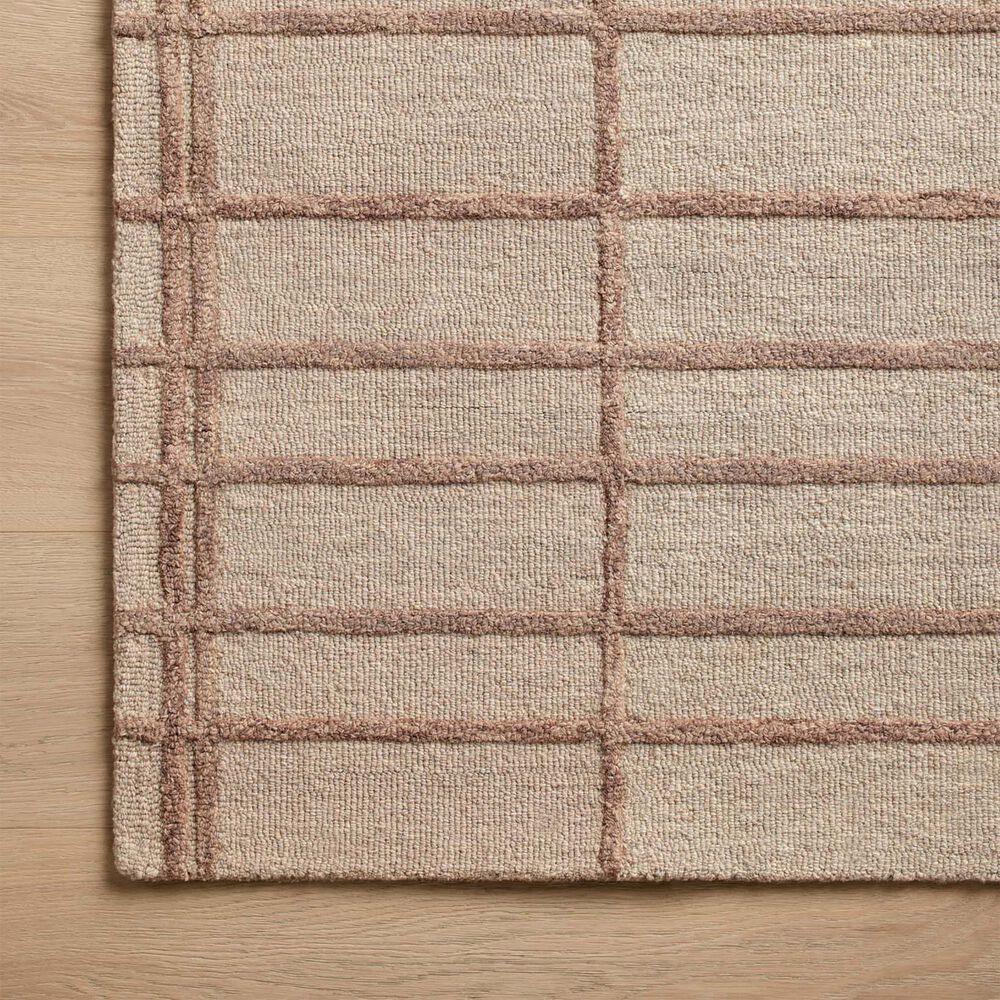 Chris Loves Julia x Loloi Bradley 2&#39;3&quot; x 3&#39;9&quot; Rose and Blush Area Rug, , large
