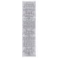 Safavieh Craft CFT939F 2"2" x 9" Grey and Gold Runner, , large
