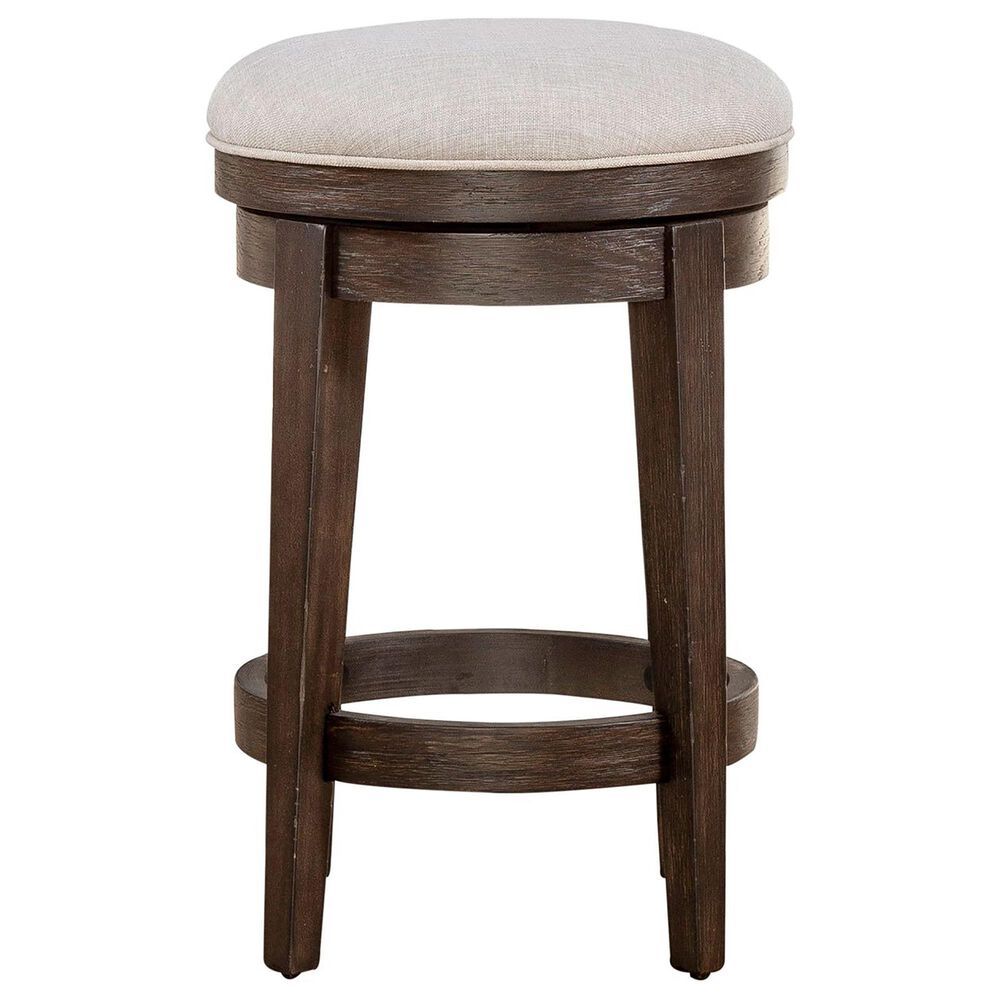 Belle Furnishings Mill Creek Console Swivel Stool in Peppercorn, , large