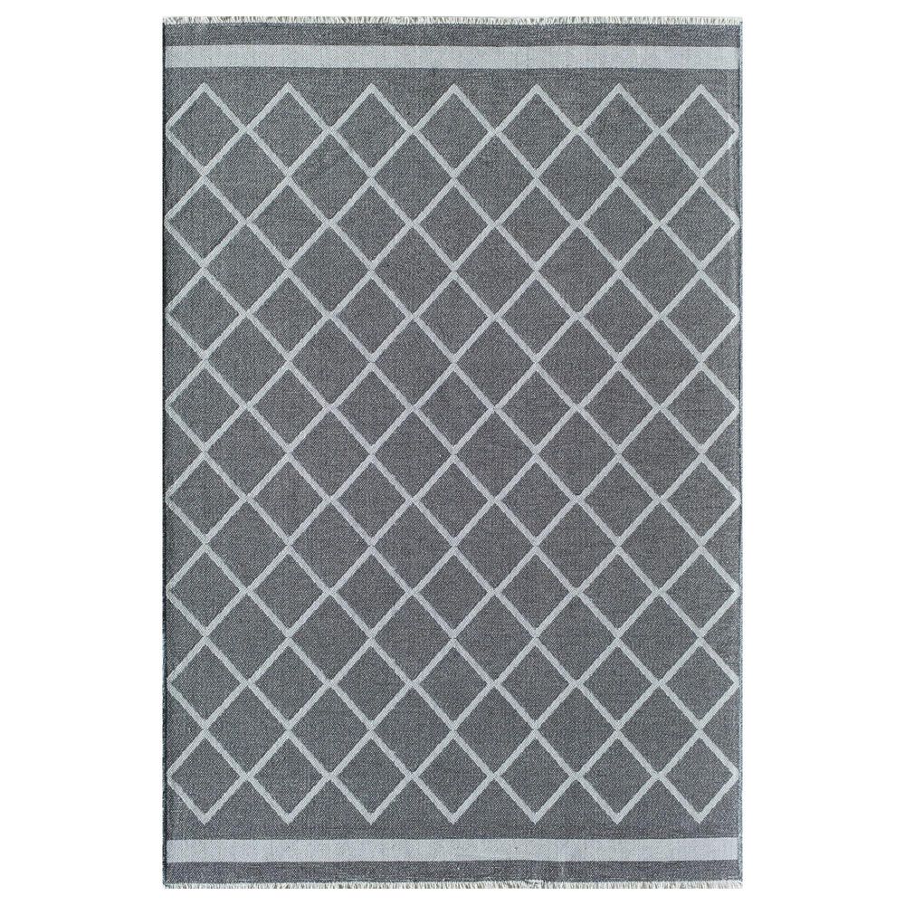 Rugs America Hadley Imperial 2"6" x 4" Platinum Silver, Gray and White Area Rug, , large