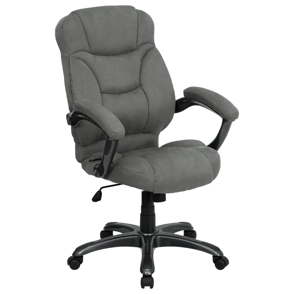Flash Furniture Executive Swivel Chair in Gray Color, , large