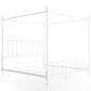 Furniture of America Elliot King Canopy Bed in White, , large