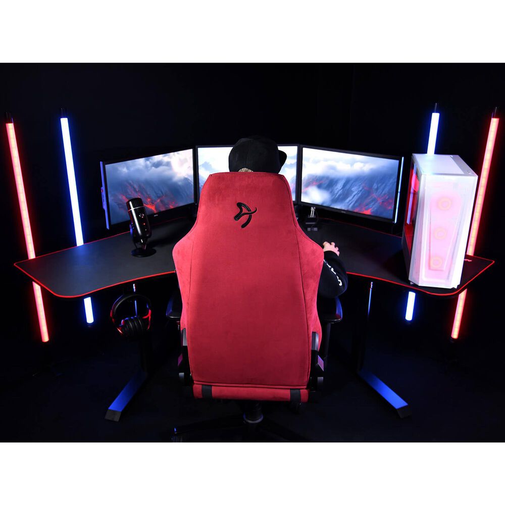 Arrozi Arena Angelo Gaming Desk in Black and Red, , large