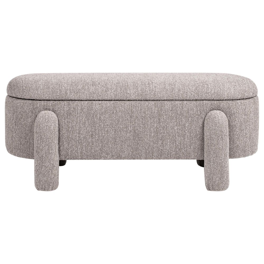 Jennifer Taylor Home Hugo Storage Bench in Speckled Beige, , large