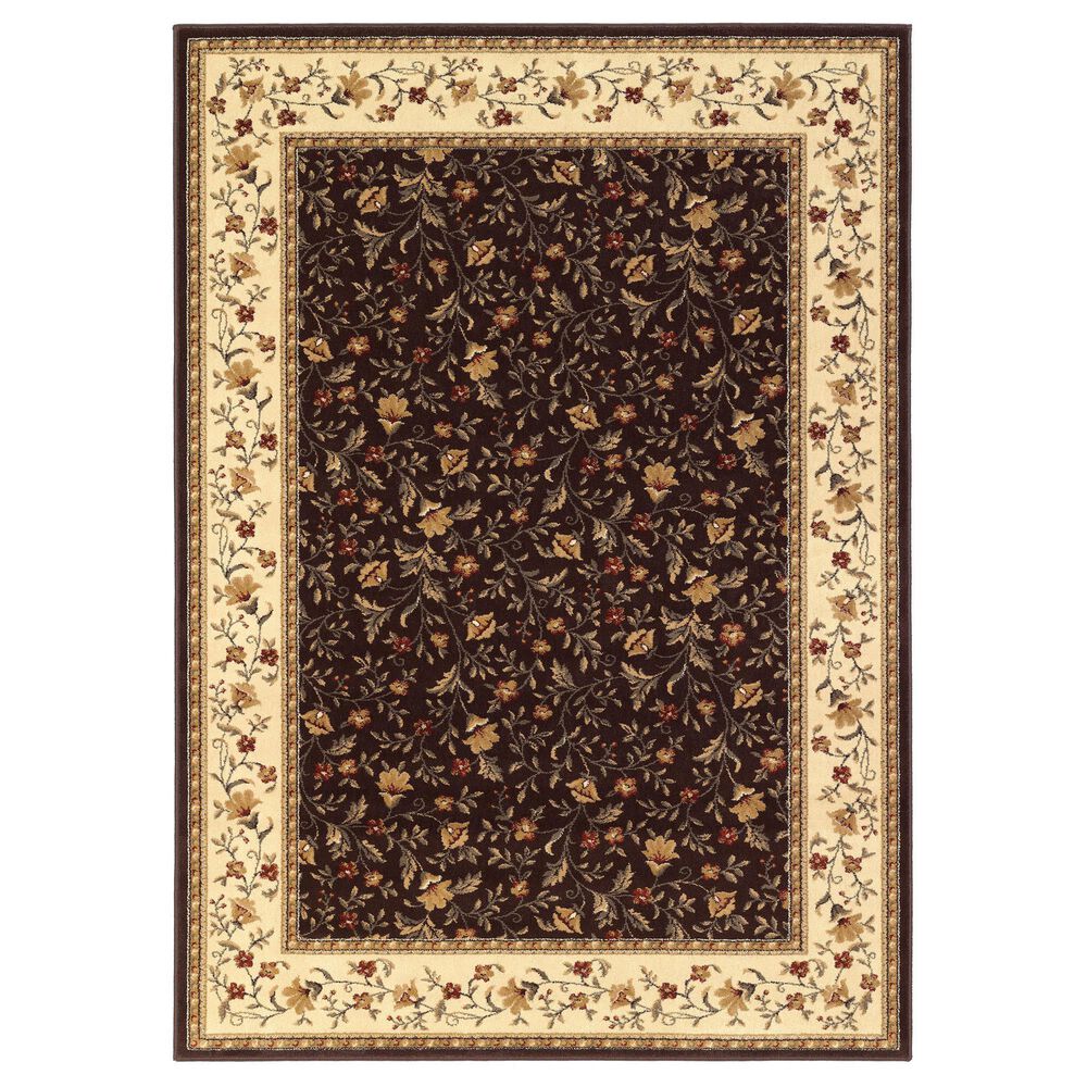 Radici USA Como 1593 Brown 3"3" x 4"11" Area Rug, , large