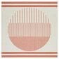 Surya Alfresco 7"3" Square Pearl, Garnet and Camel Indoor/Outdoor Area Rug, , large