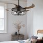 Beacon Lighting Fanaway 48" Ceiling Fan with Light in Oil Rub Bronze, , large