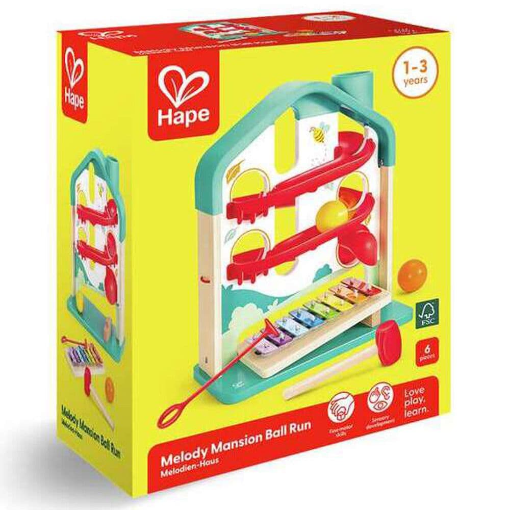 Hape Toys Melody Mansion Ball Run in Multicolor, , large