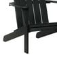 Linon Home Decor Adirondack Patio Chair in Black, , large