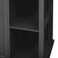 HOMLUX 47" Kitchen Island with Extendable Dining Table in Black and Natural, , large
