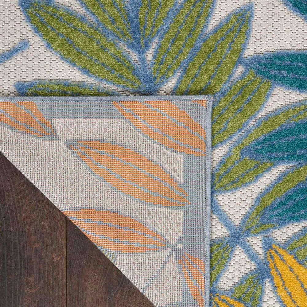 Nourison Aloha 3&#39; x 5&#39; Ivory and Multicolor Indoor/Outdoor Area Rug, , large