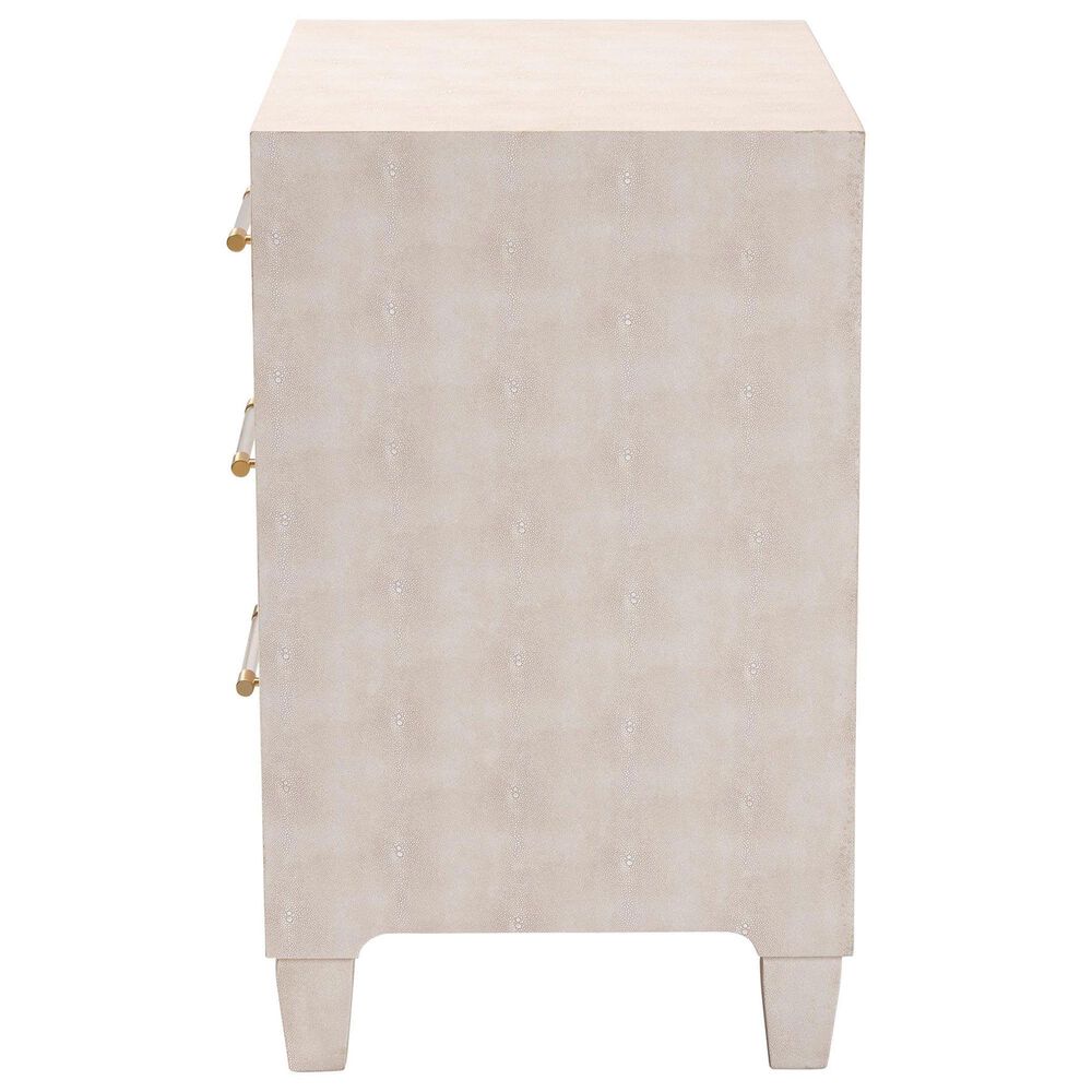 Baxton Studio Nira 3-Door Buffet Storage Cabinet in Beige, , large
