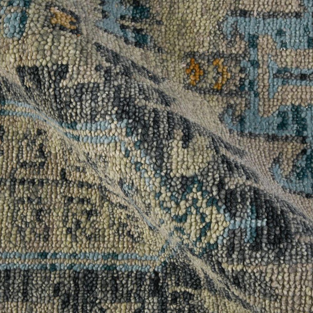 Amer Rugs Willow 9&#39; x 12&#39; Beige and Aqua Area Rug, , large