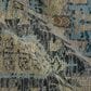Amer Rugs Willow 9" x 12" Beige and Aqua Area Rug, , large