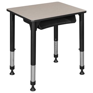 Regency Global Sourcing 18.5" x 26" Adjustable Desk with Storage in Maple, , large