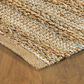 L&R Resources Natural Fiber 9" x 12" Spa Blue Area Rug, , large