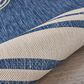 L&R Resources Seaside 1"10" x 3" Navy and White Indoor/Outdoor Area Rug, , large