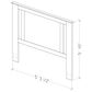 Lemoore Essential Queen/Full Panel Headboard with Side in Grey Walnut, , large