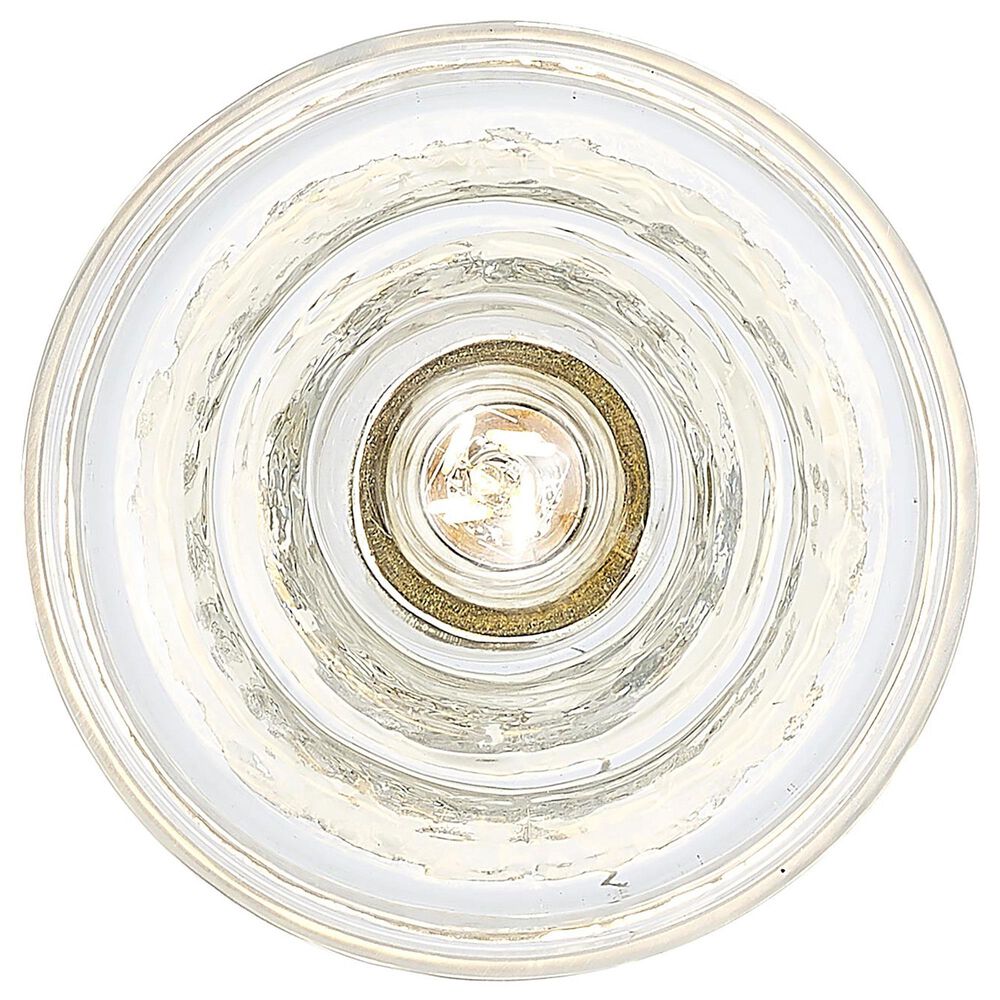 Golden Lighting Keating 1-Light Pendant with Hammered Water Shade in Antique Ivory, , large