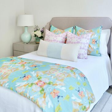 Laura Park Designs Stained Glass Turquoise Full/Queen Bedding in a Bag, , large
