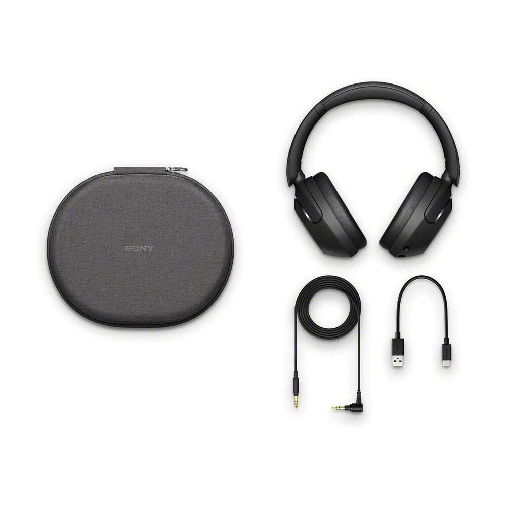 Sony WH-1000XM4 Wireless Noise Canceling Over Ear Headphones Black White