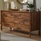 Stickley Furniture Saranac 6 Drawer Dresser Only in Distressed Walnut, , large