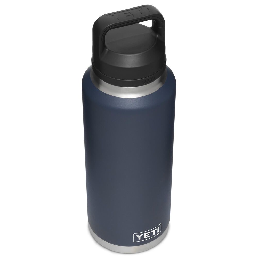 YETI Rambler 64 Oz Water Bottle with Chug Cap in Navy, , large