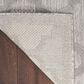 Nourison Easy Care 8" x 10" Silver Grey Indoor/Outdoor Area Rug, , large