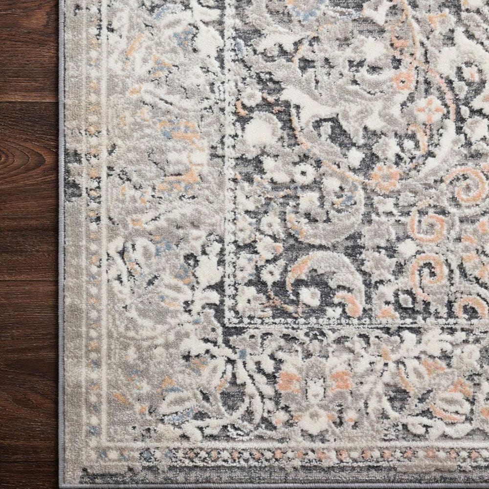 Loloi II Lucia LUC-04 5&#39;2&quot; x 7&#39;7&quot; Grey and Mist Area Rug, , large