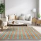 Dalyn Rug Company Marlo 10" x 14" Orange Indoor/Outdoor Area Rug, , large