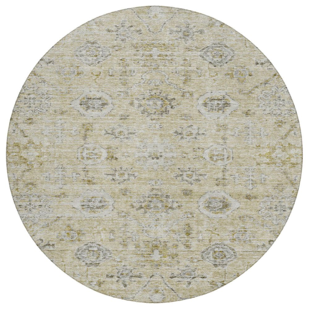 Dalyn Rug Company Solace SL10 8" Round Beige Area Rug, , large