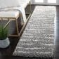 Safavieh Venus Shag VNS603J 2"2" x 14" Grey and Ivory Runner, , large