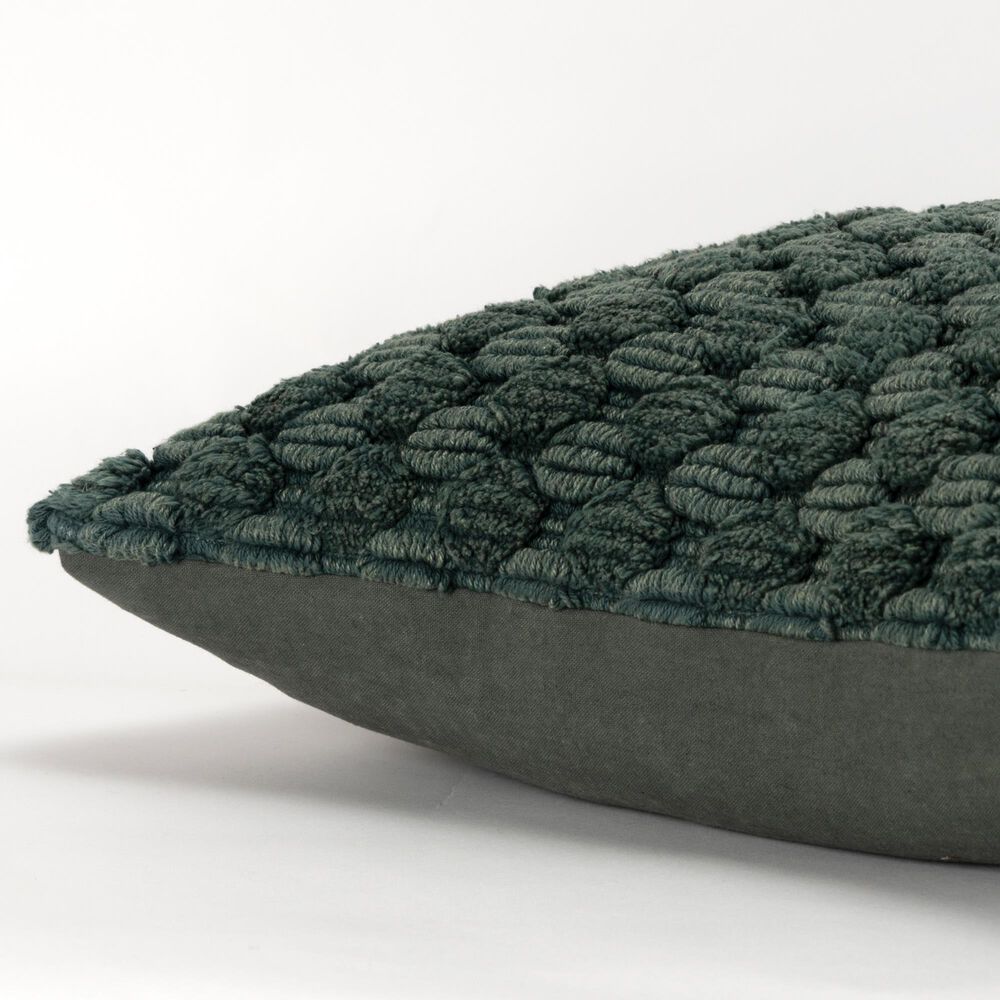 Rizzy Home 20&quot; x 20&quot; Down Filled Throw Pillow in Green, , large