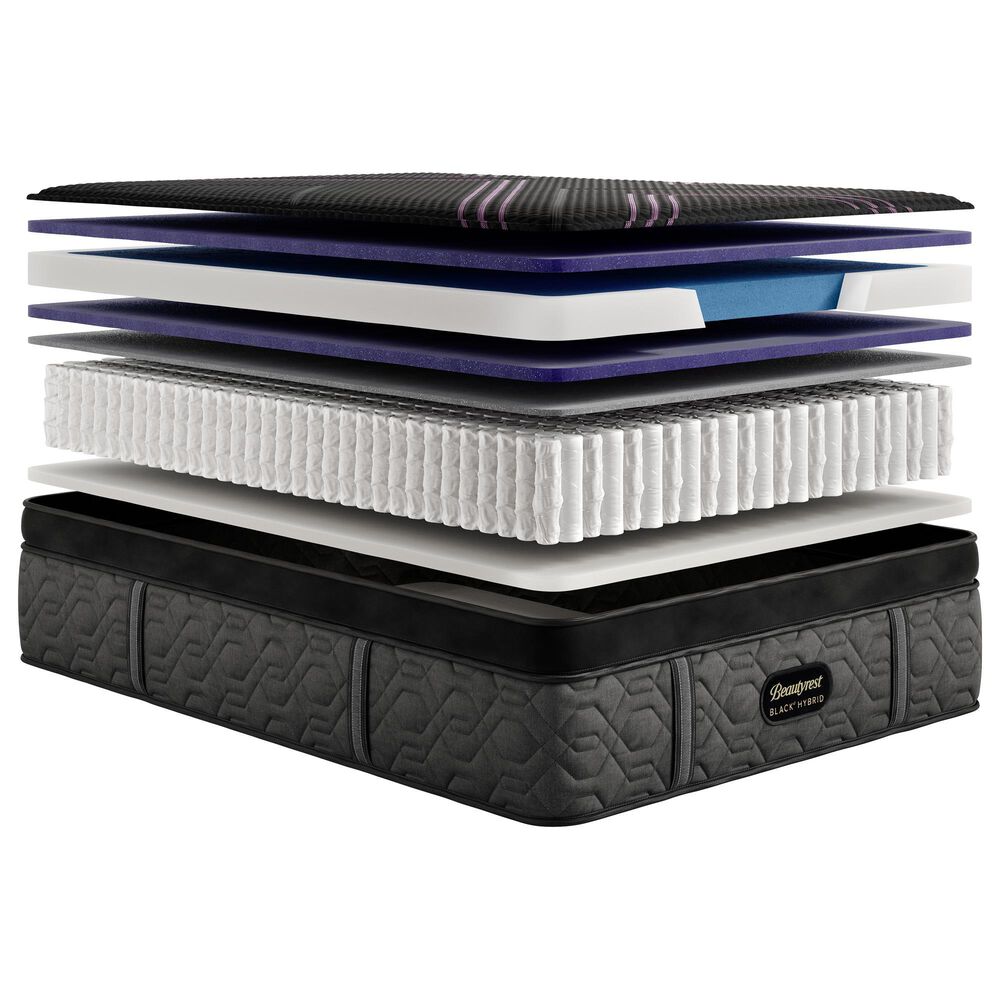 Beautyrest Black Hybrid Series 2 Medium Apex Top Split California King Mattress, , large