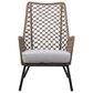 Blue River Marco Outdoor Lounge Chair with Truffle Rope in Black, , large