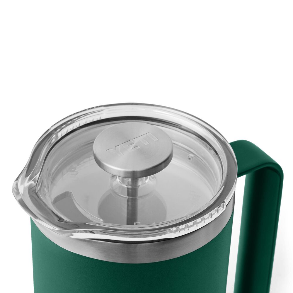 YETI Rambler 34 Oz French Press with Twist-To-Lock Lid in Black Forest Green, , large