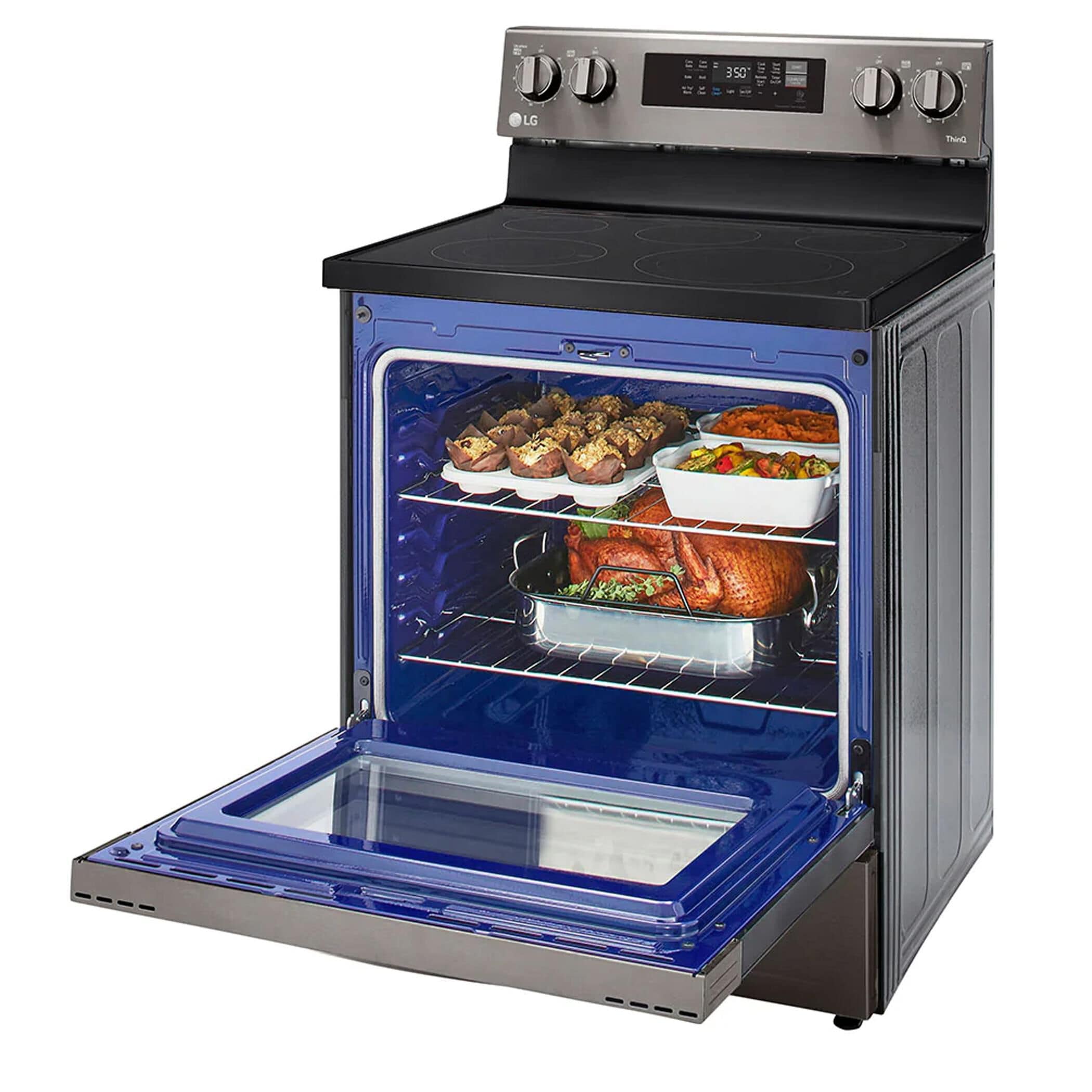 Lg electric oven clearance with air fryer