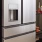 Cafe 27.8 Cu. Ft. Capacity 4-Door French Door Refrigerator in Platinum, , large