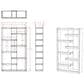 Legends Home Sausalito 72" Bookcase in Whiskey, , large