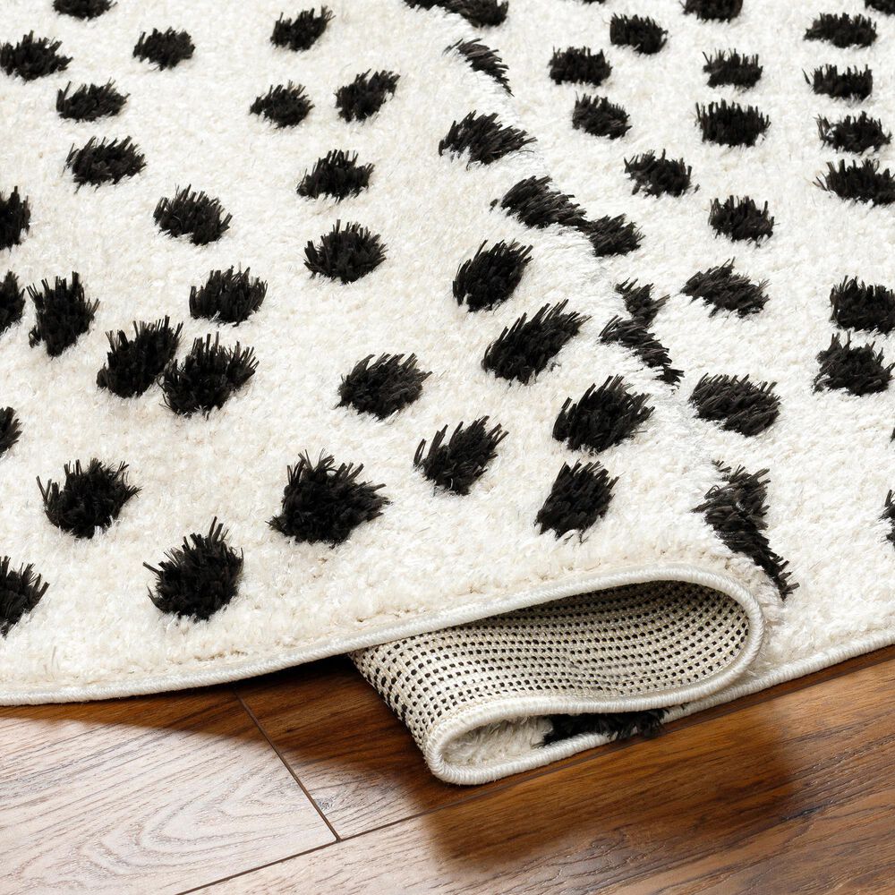 Surya Rodos RDO2347 5&#39;3&quot; x 7&#39; Beige, Black Area Rug, , large