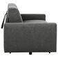 Primo International Giotto Sleeper Sofa in Nashville Anthracite, , large