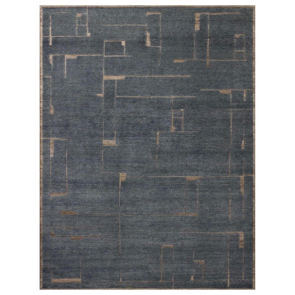 Loloi Beckham Birch and Denim 5"6" x 8"6" Area Rug, , large