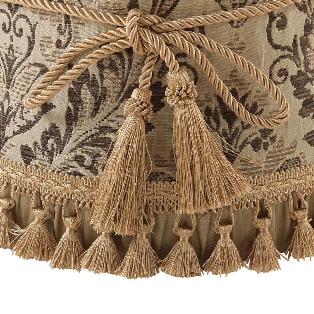 Jennifer Taylor Home Leona Decorative Ottoman Brown, , large
